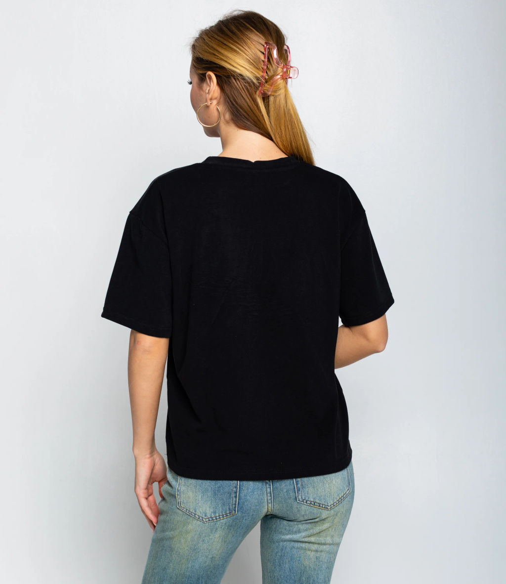 Футболка #КТ8037, чёрный - Dommod фото 3