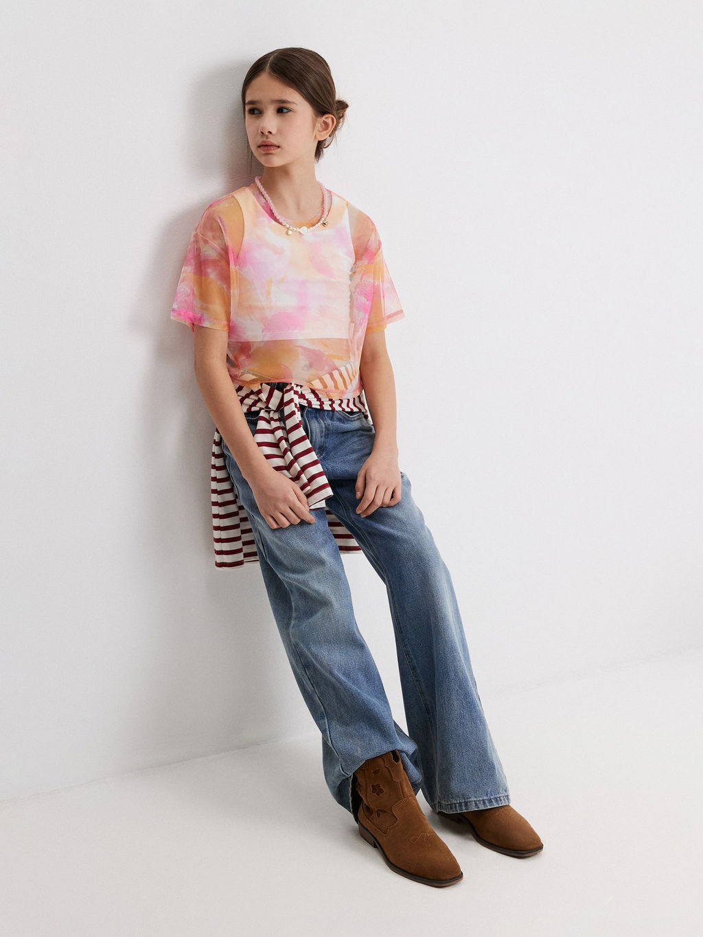 ACOOLA / Блузка детская для девочек Chaika разноцветный фото 5