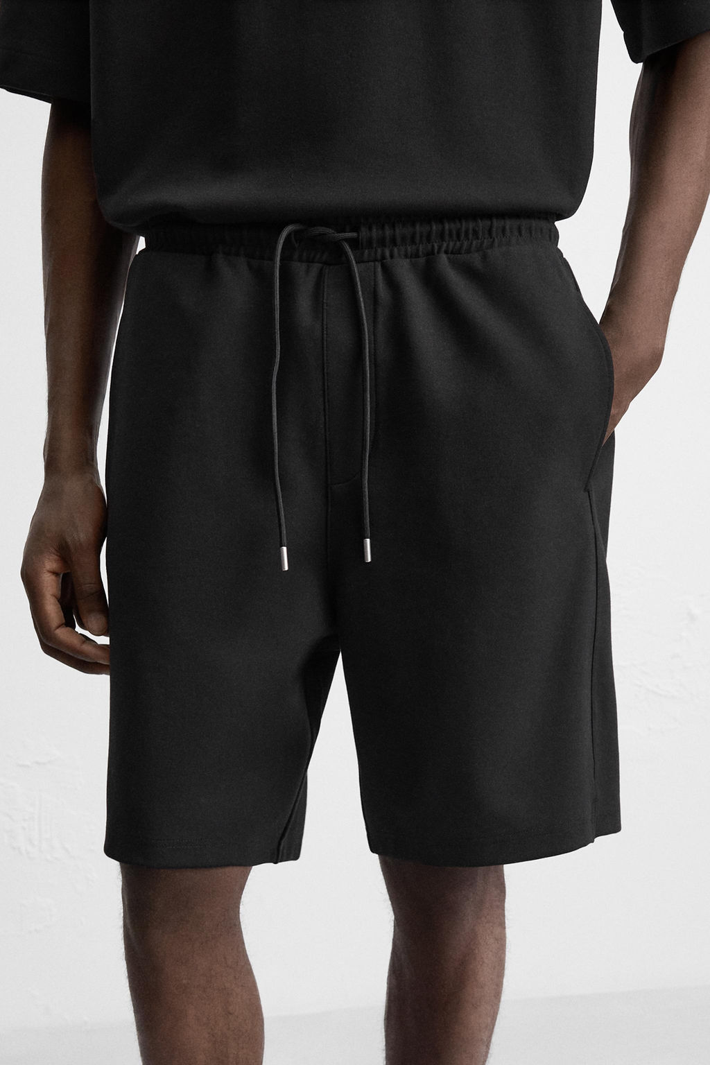 RELAXED FIT JOGGER BERMUDA SHORTS - Zara фото 16