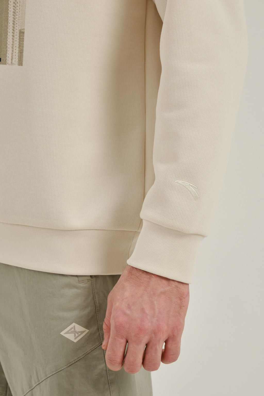 Свитшот Бежевый ROOFTOP COURT Sweatshirt - Anta фото 5