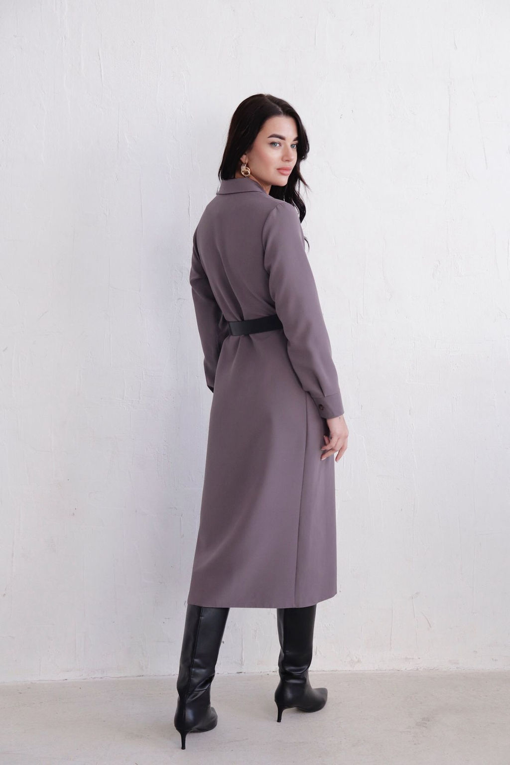 Платье-рубашка с английским воротником - Martichelli фото 44