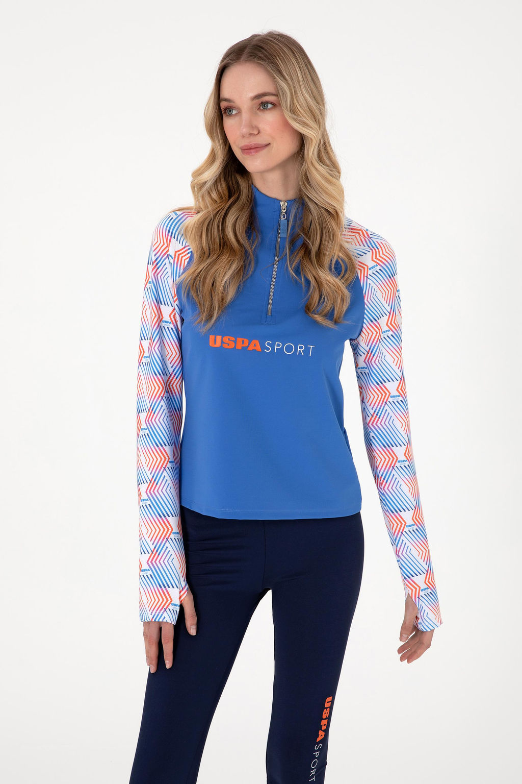 Kad_n _ndigo Sweatshirt Sepette S_rpriz _ndirim - U.s. polo assn фото 3