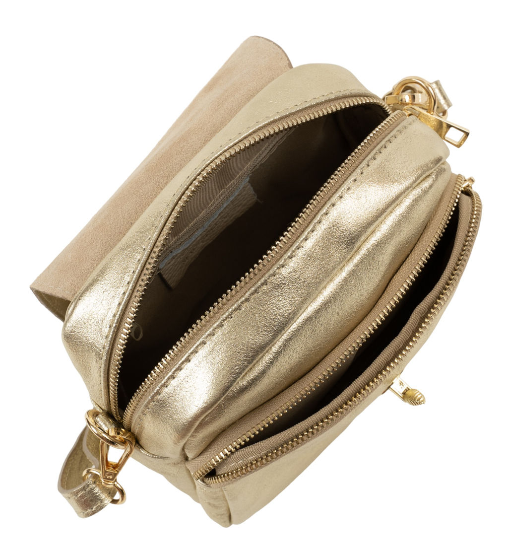Сумка Sefaro Collection TB-105946 из телячьей кожи золотой фото 2