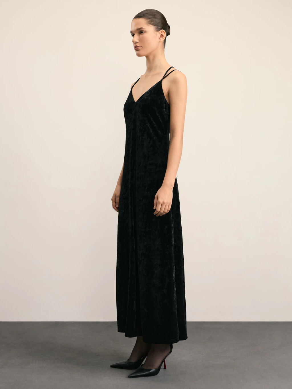 Платье миди с открытыми плечами / Zarina  фото 3