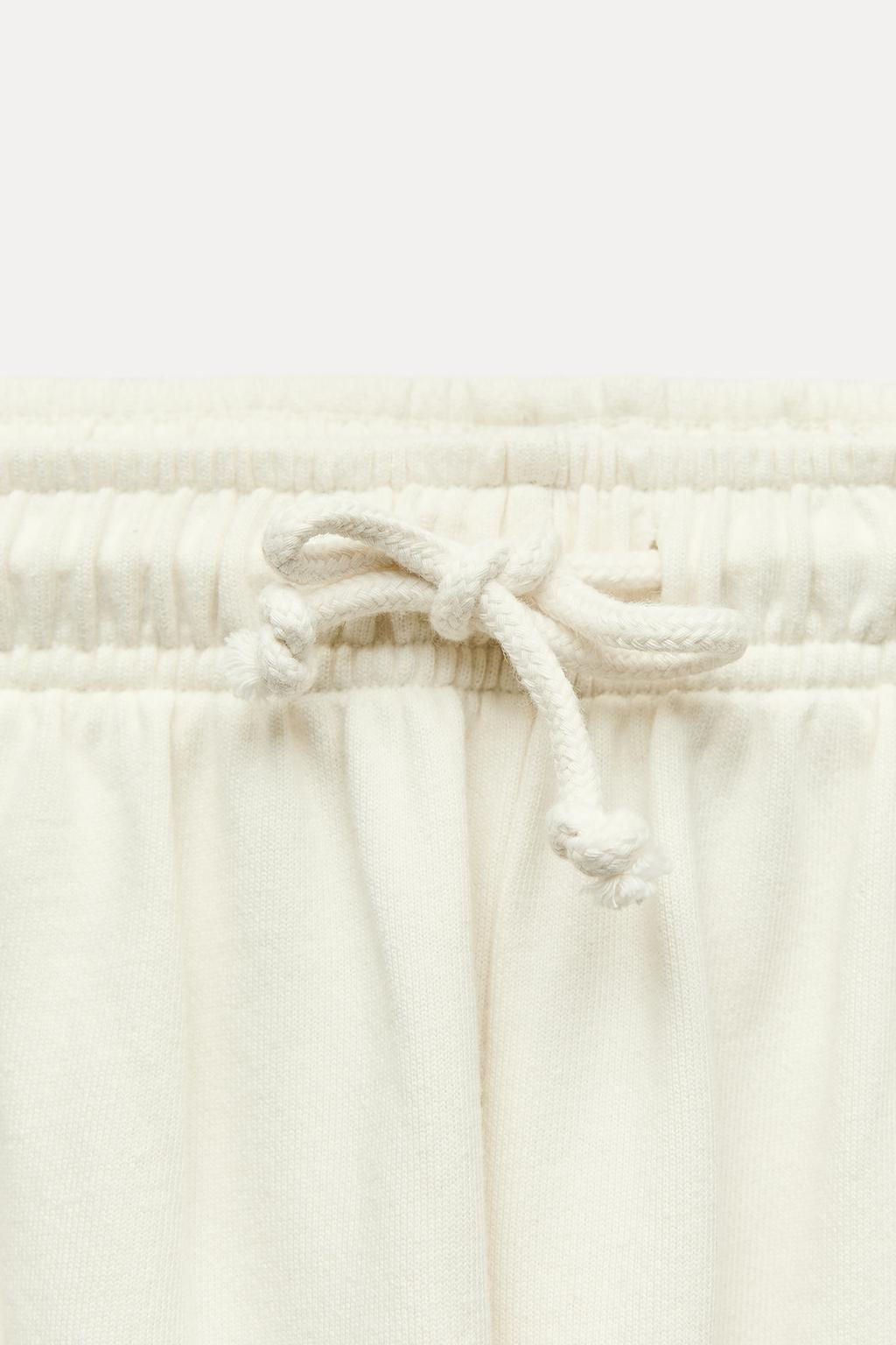 FADED-EFFECT PLUSH JOGGER TROUSERS - Zara фото 16
