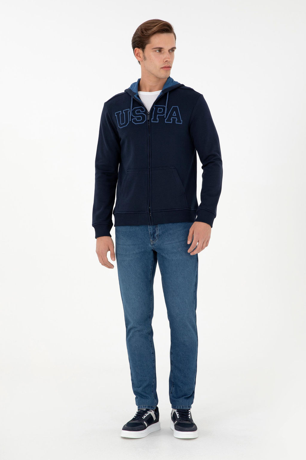 Мужской темно-синий свитшот Неожиданная скидка в корзине - U.s. polo assn фото 4