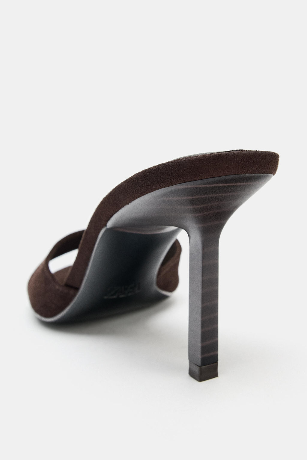 SPLIT SUEDE HEELED SANDALS - Zara фото 5