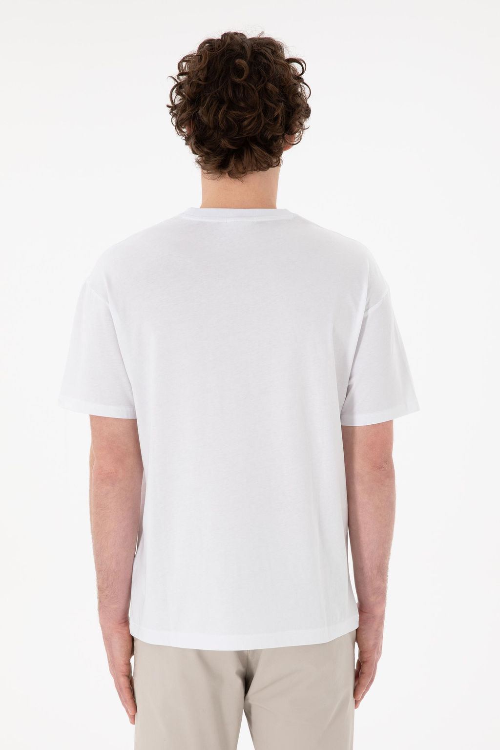 Erkek Comfort Fit Bisiklet Yaka Beyaz Ti__rt Sepette S_rpriz _ndirim - U.s. polo assn фото 6