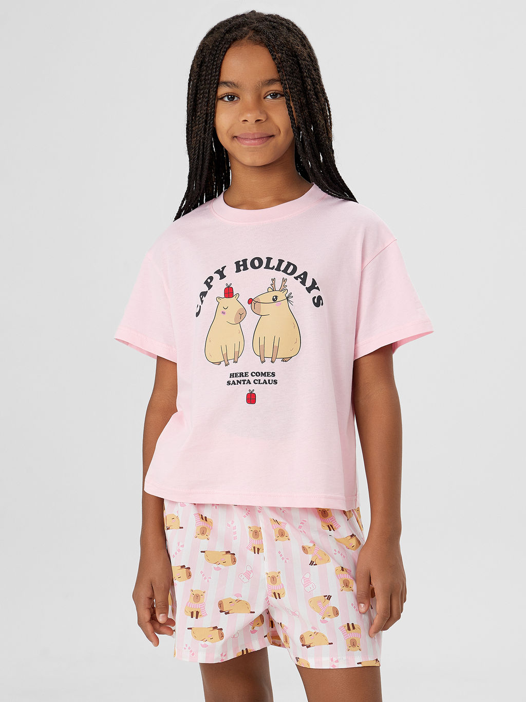 КОМПЛЕКТ ДЛЯ ДЕВОЧЕК (ФУТБОЛКА, ШОРТЫ) - Mark formelle фото 4