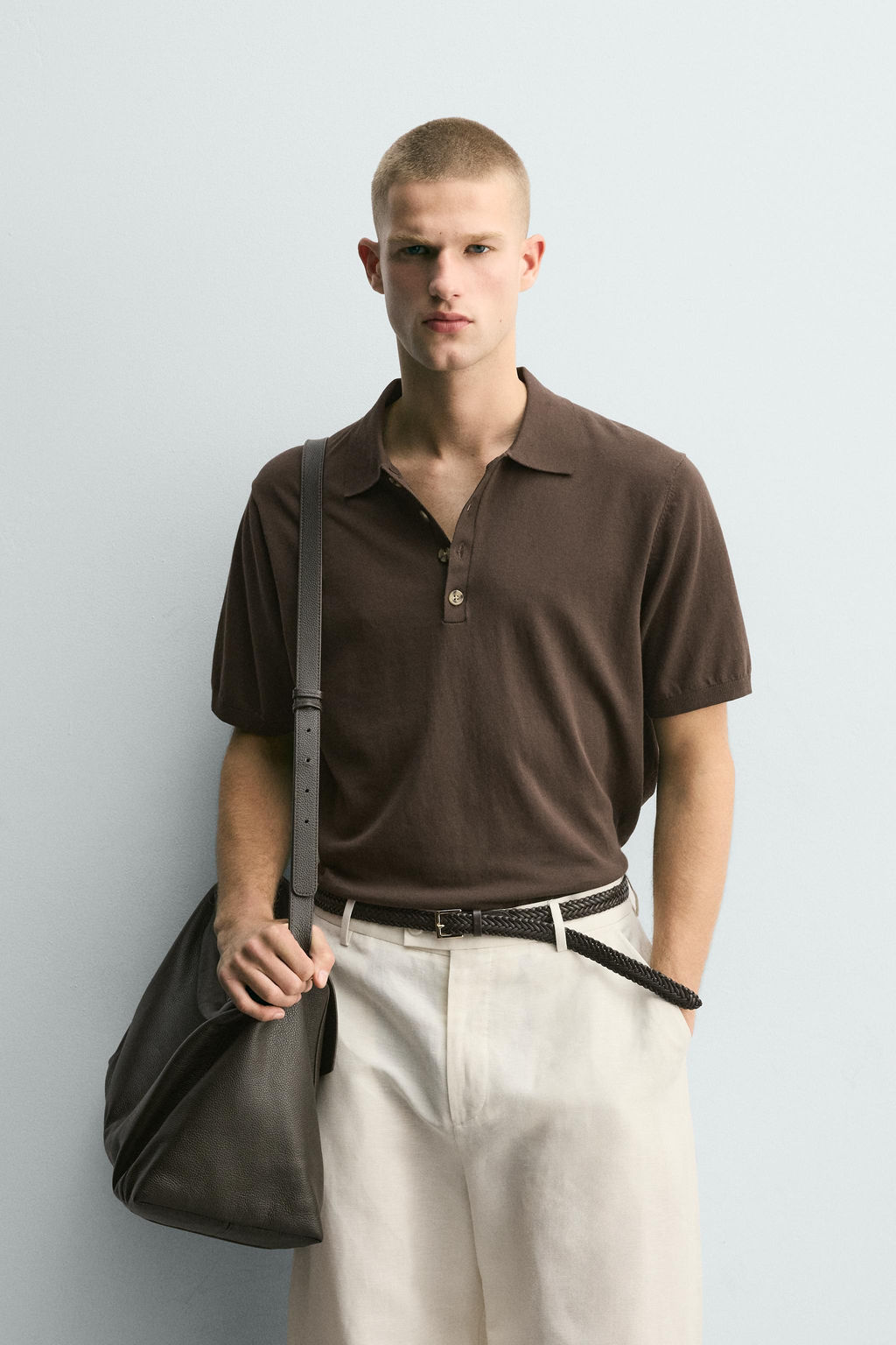 POLO PUNTO RELAXED FIT / Marr?n - Zara фото 2