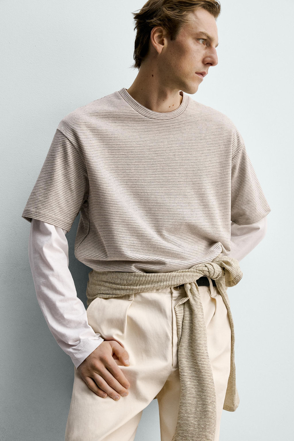 CAMISETA RELAXED FIT  RAYAS / rayas