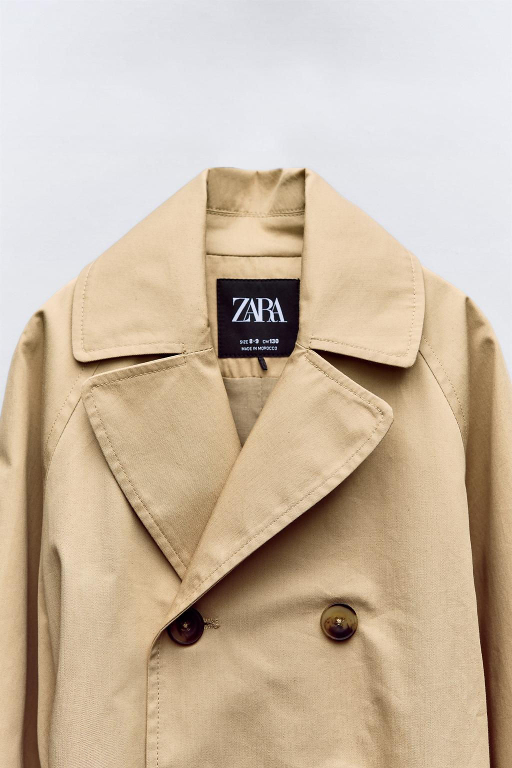 TRENCH COAT WITH BELT - Zara фото 4