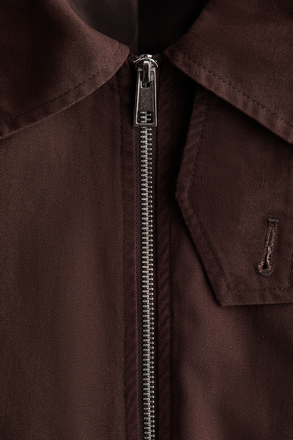 Chaqueta de sarga con cuello camisero - H&m фото 4