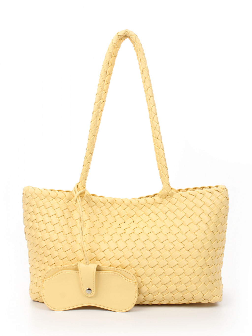 LACCOMA сумка СУ1056-светло-желтый эко кожа хлопок