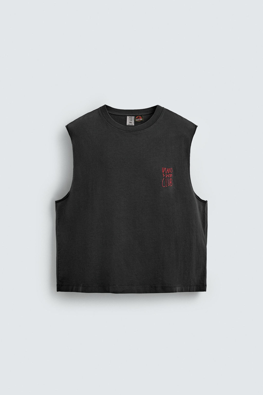 CAMISETA ILUSTRACI?N JURASSIC PARK UCS LLC AND AMBLIN  X DYLAN?S T-SHIRT CLUB X ZARA / Antracita oscuro  фото 7