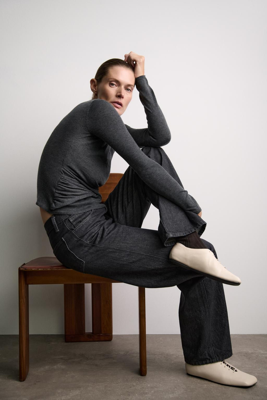 CROSSOVER KNIT TOP - Zara фото 11