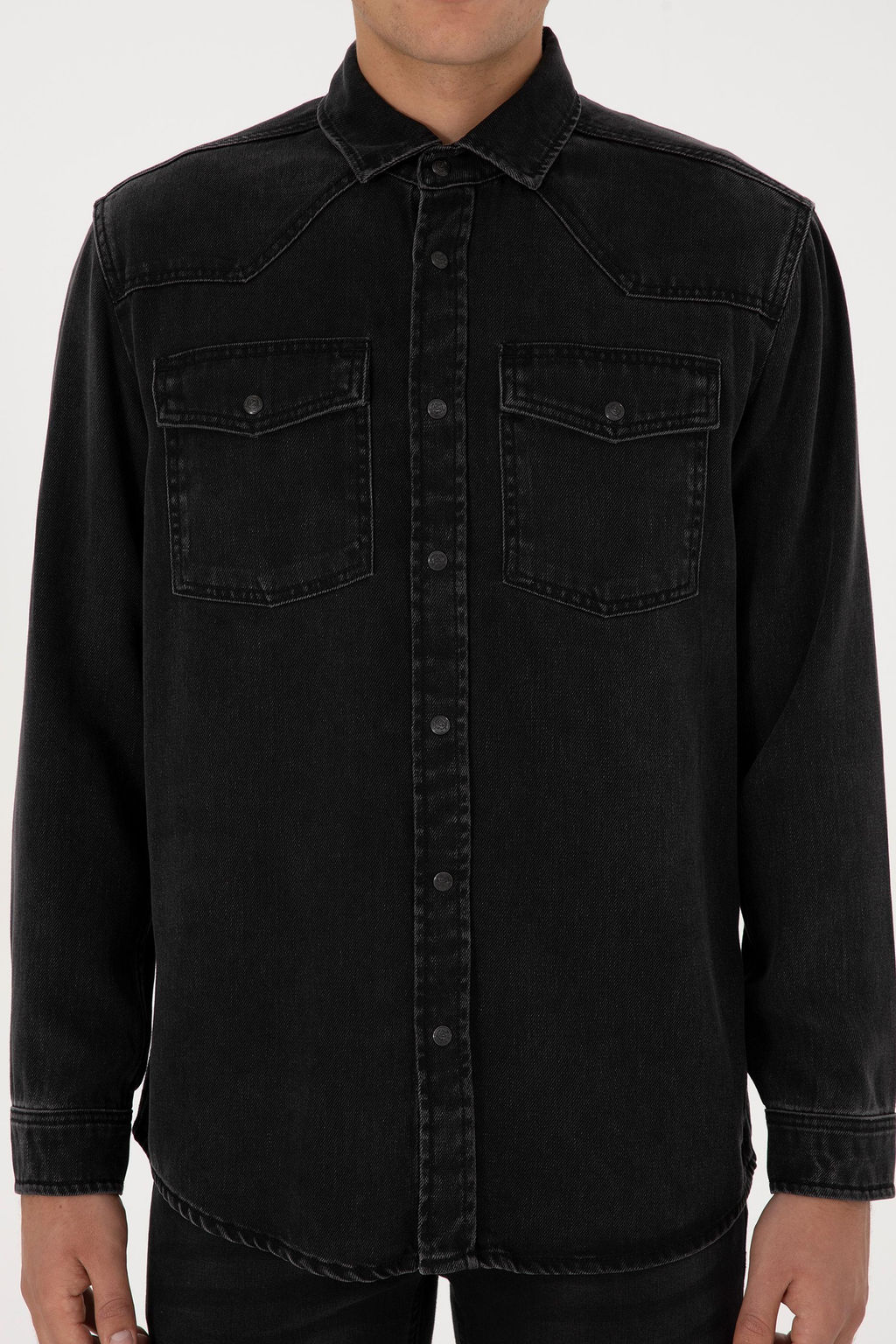 Erkek Siyah Jean G_mlek - U.s. polo assn фото 6