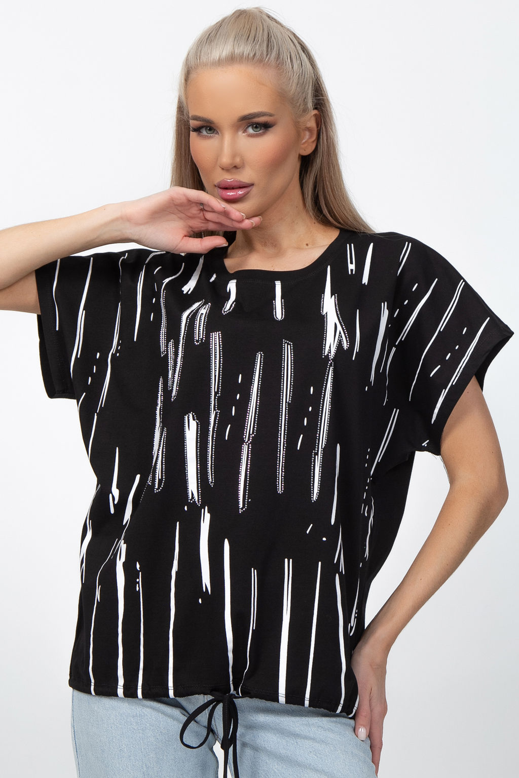 Футболка Окли (чёрный) - Эльза фото 3