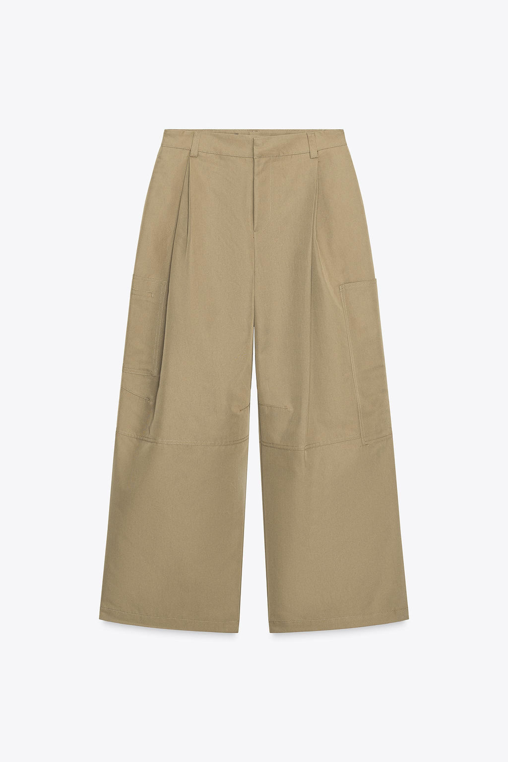 CARGO TROUSERS WITH PLEATS - Zara фото 7