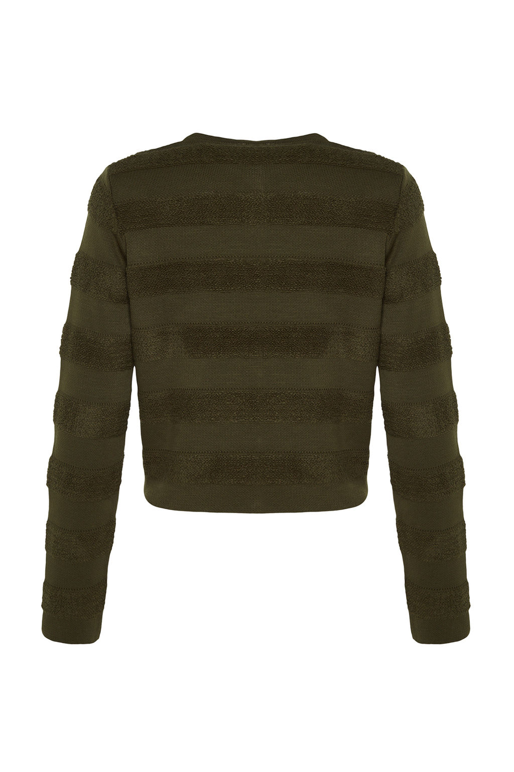 TRENDYOLMILLA Bordo Bisiklet Yaka Triko H?rka TWOAW24HI00337