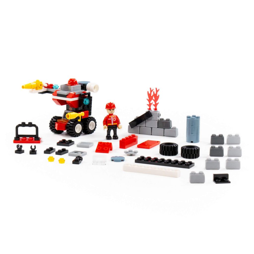 Конструктор Классик Пожарная служба-1.7 (119 элементов) (в коробке) - Полесье фото 5