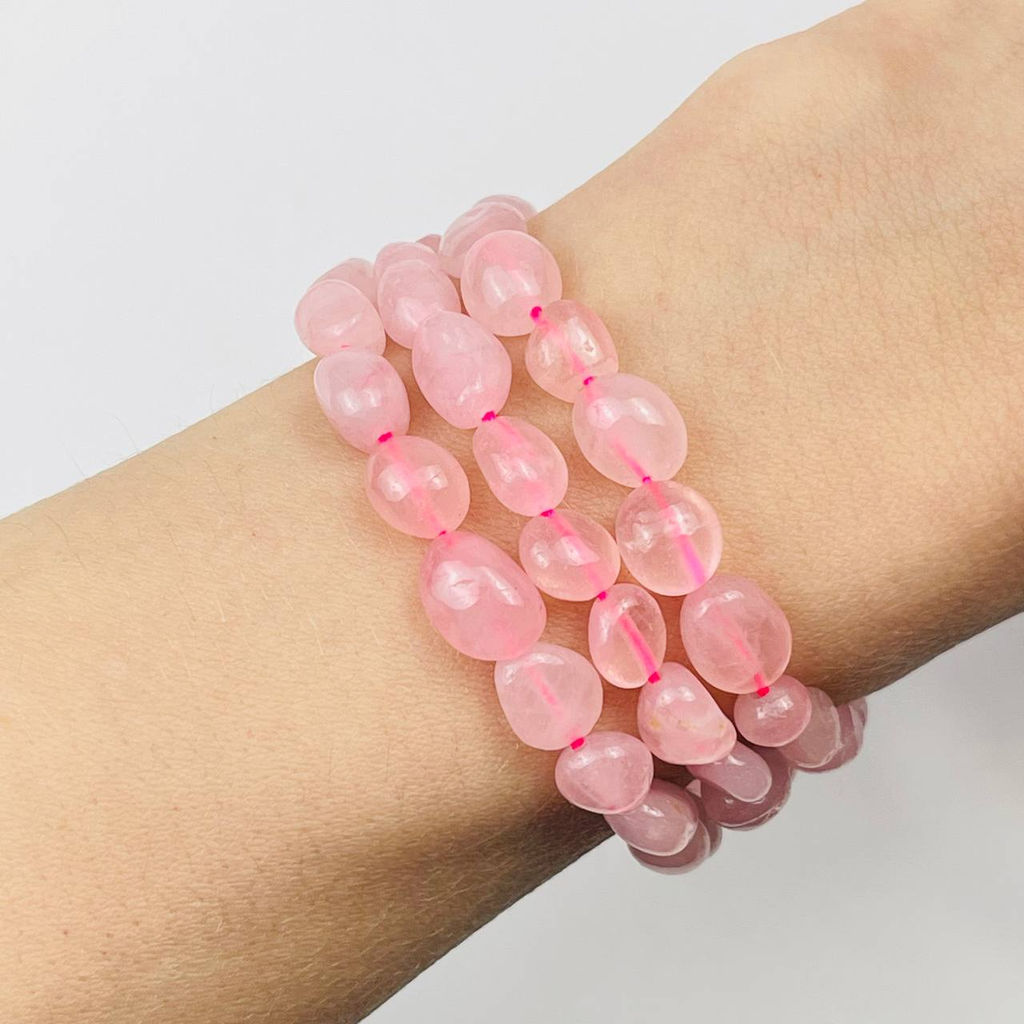 Бусины для украшений из Розового кварца - Радуга самоцветов фото 2