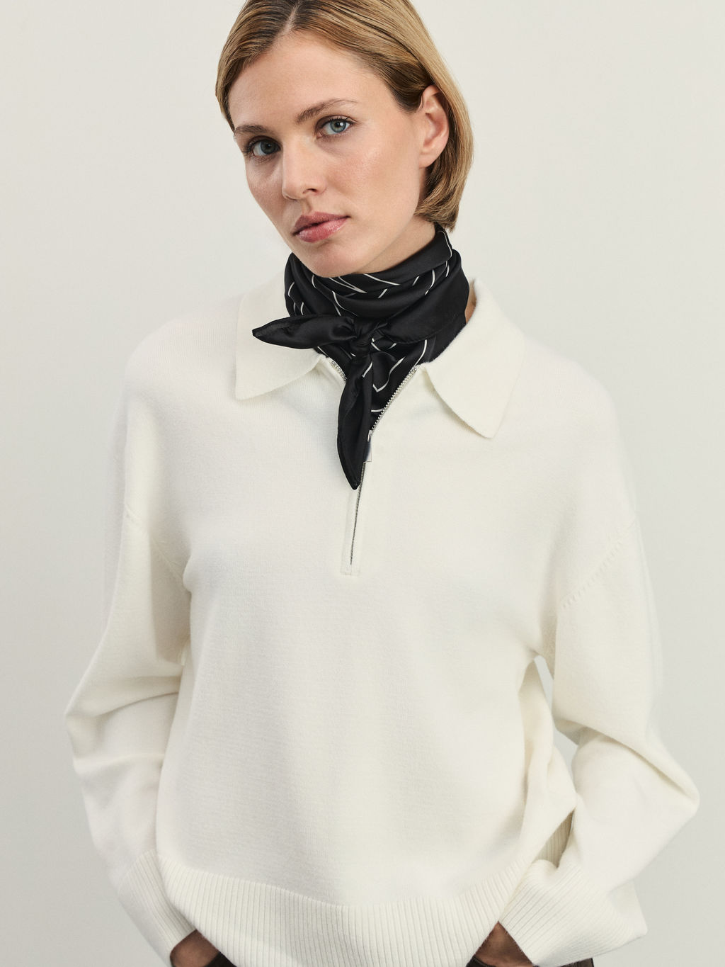 Джемпер поло из вискозы / Zarina  фото 6