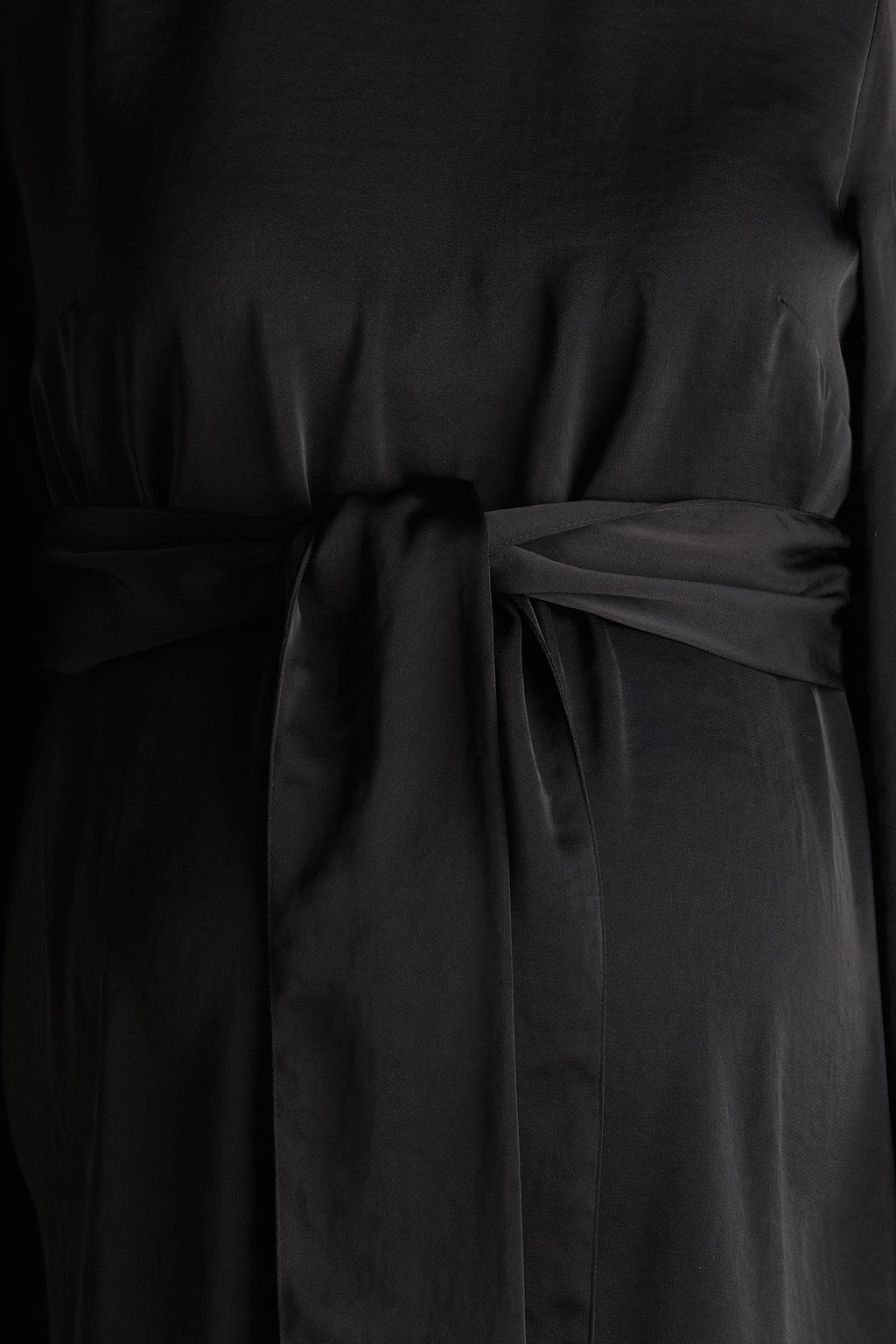 MAMA Vestido de saten con cinturon de anudar - H&m фото 5