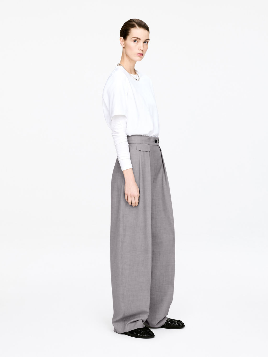Pantalones sastre relaxed fit - H&m фото 8