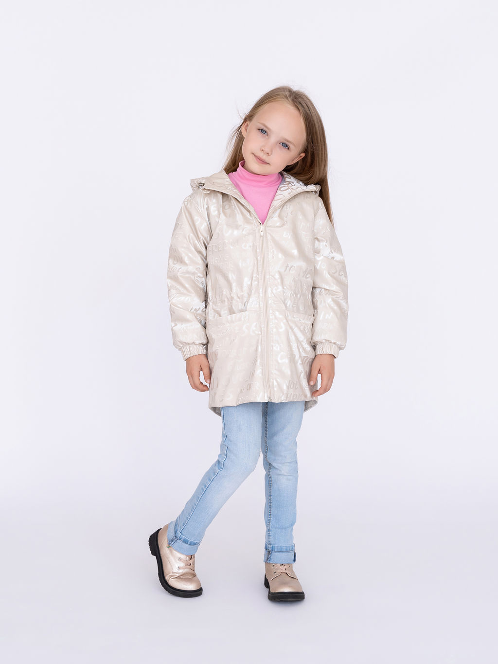 Куртка детская демисезонная бежевая