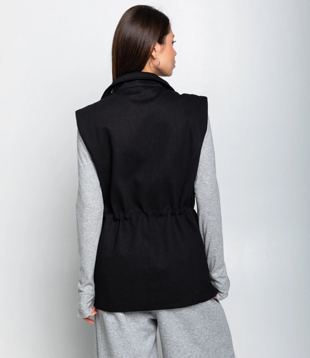 Жилет #КТ9022 (2), чёрный