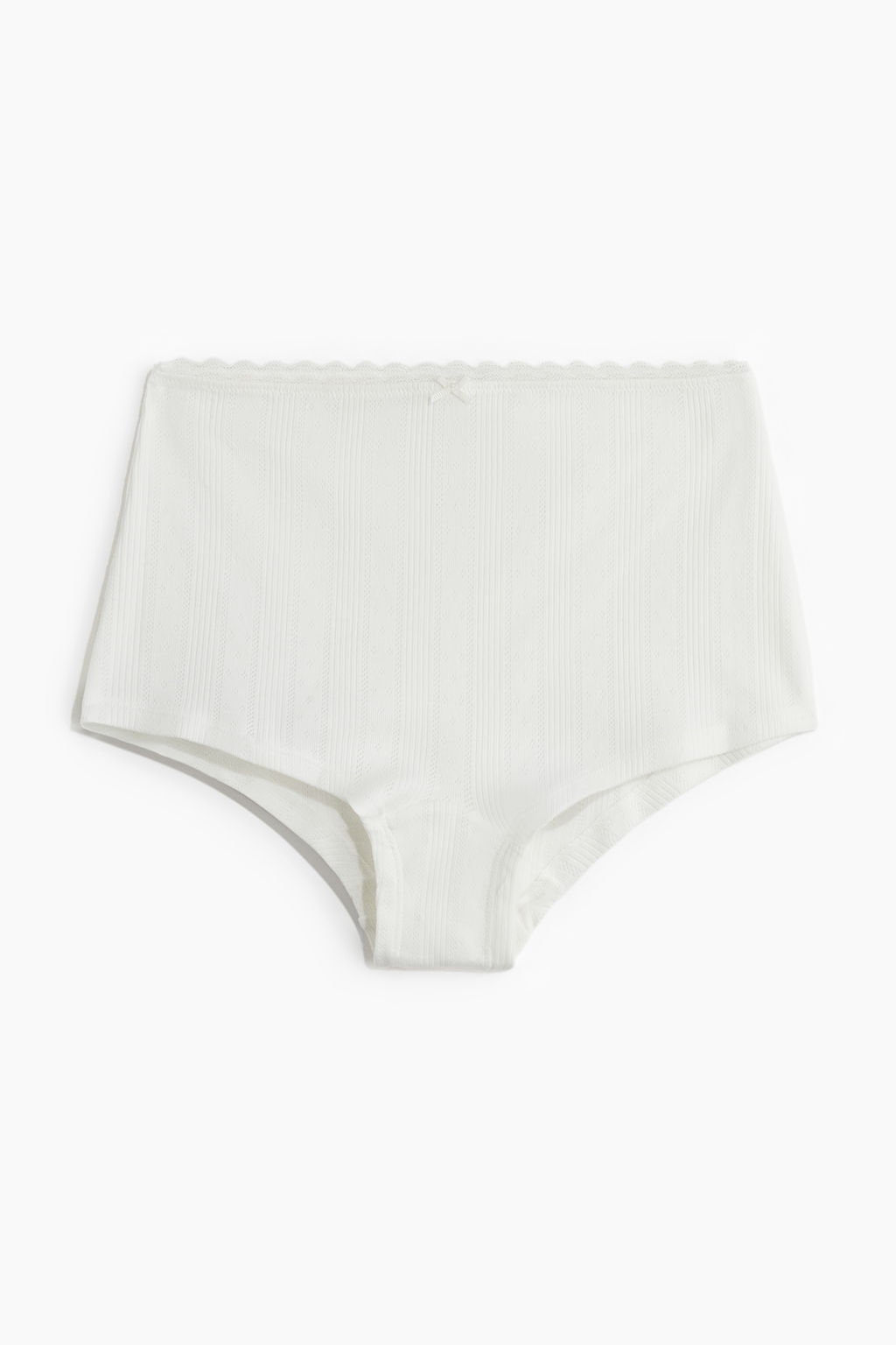 Braga shortie en pointelle