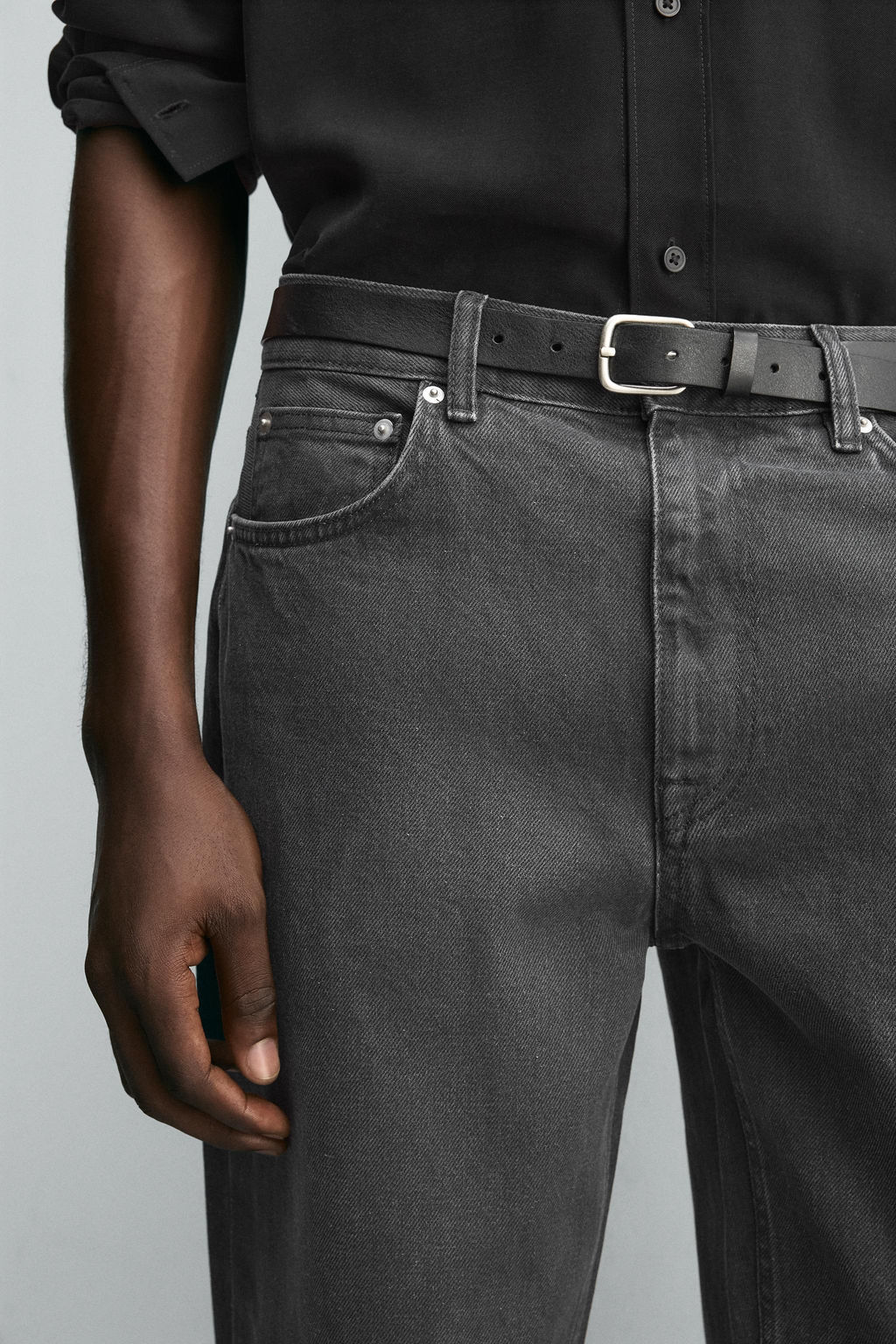 RELAXED STRAIGHT-LEG JEANS - Zara фото 5