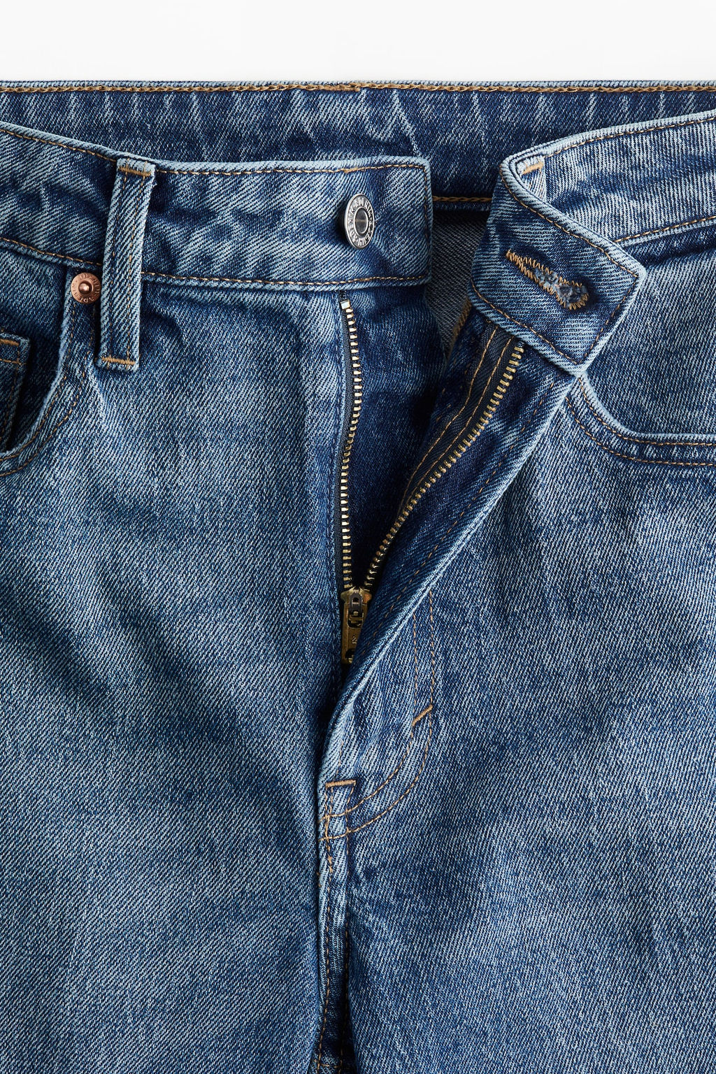 Slim Straight High Ankle Jeans - H&m фото 8