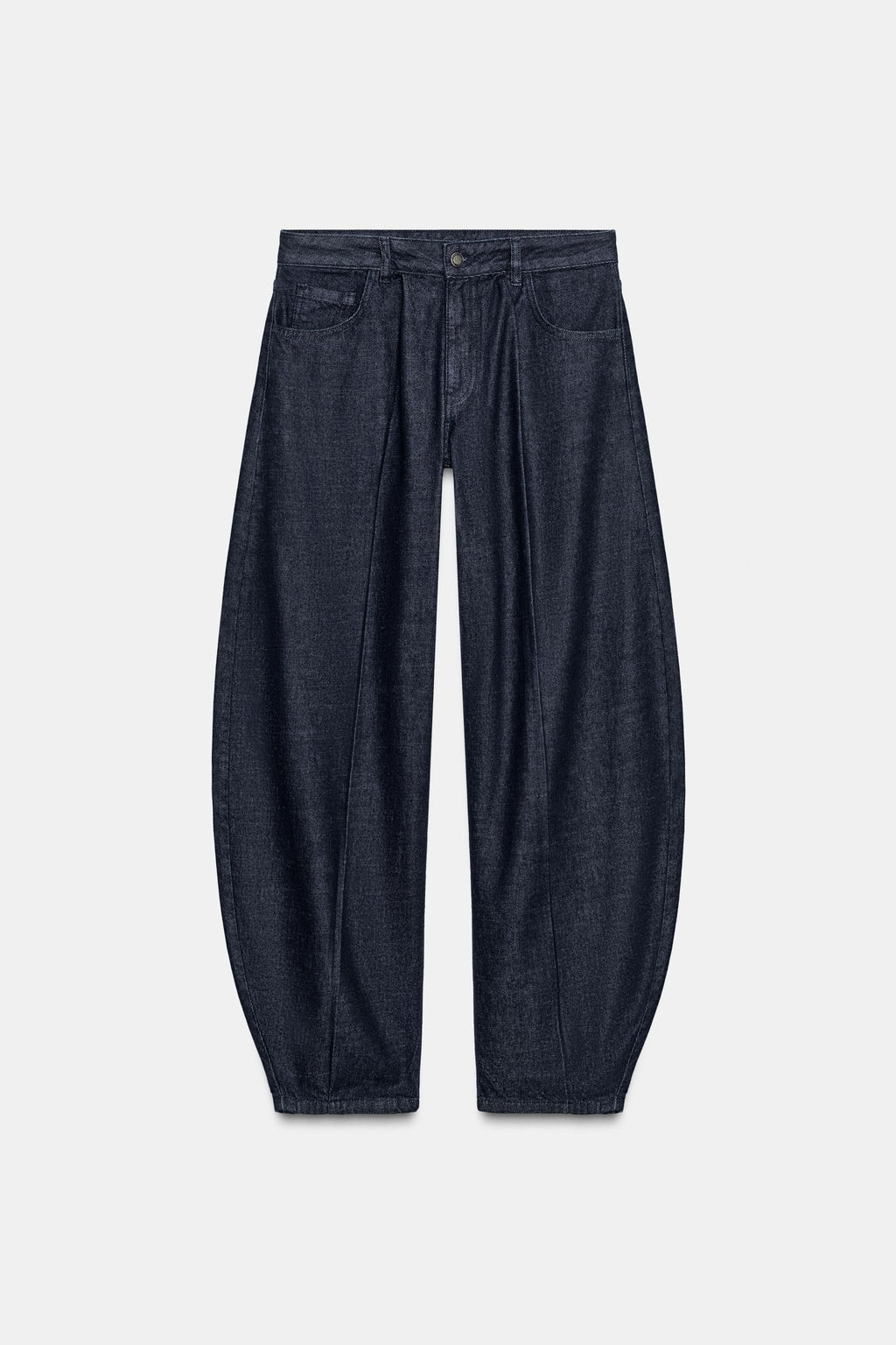 ZW COLLECTION MID-RISE BALLOON JEANS - Zara фото 4