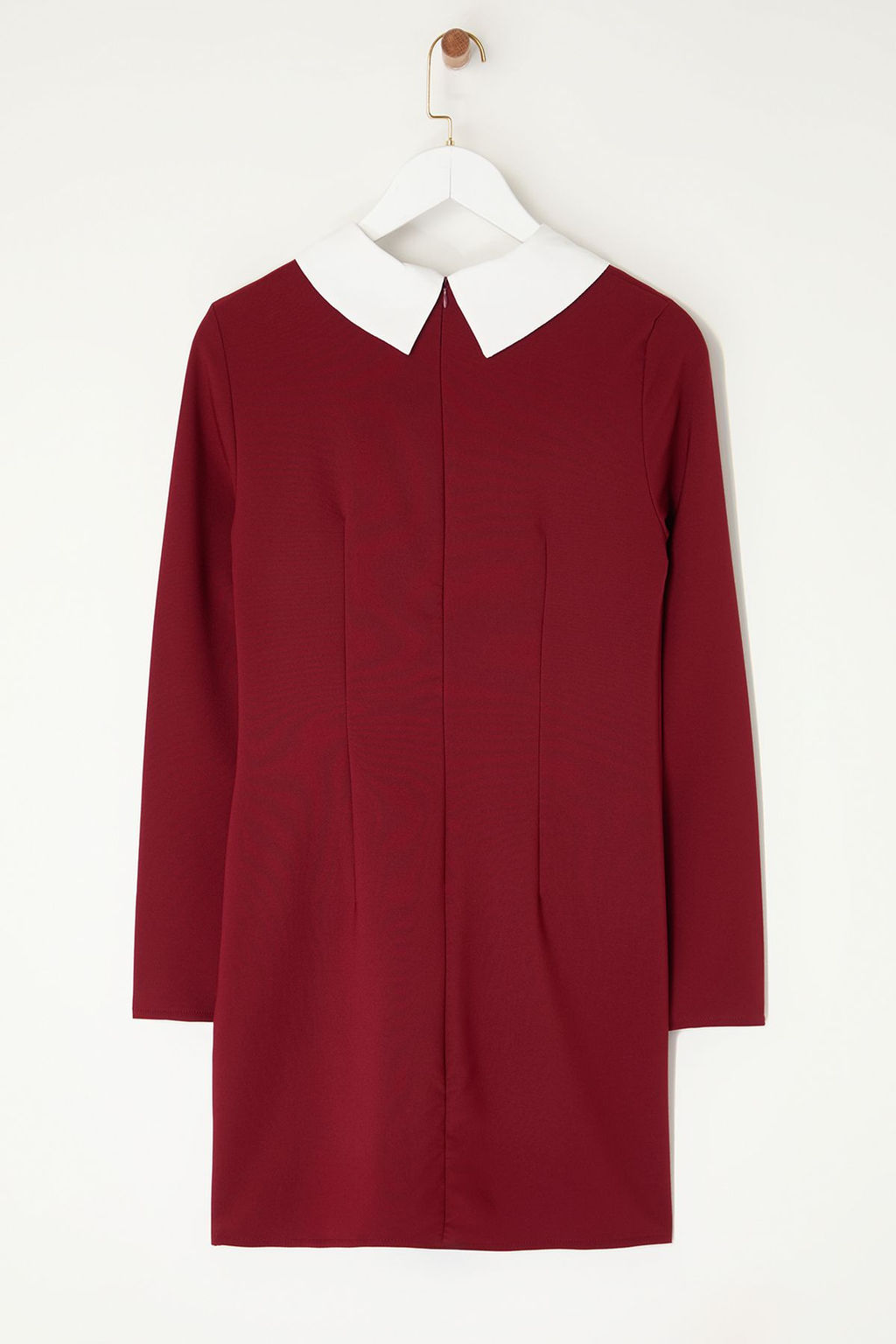 TRENDYOLMILLA Bordo Yaka Detayl? Dokuma Elbise TWOAW24EL00298  фото 14