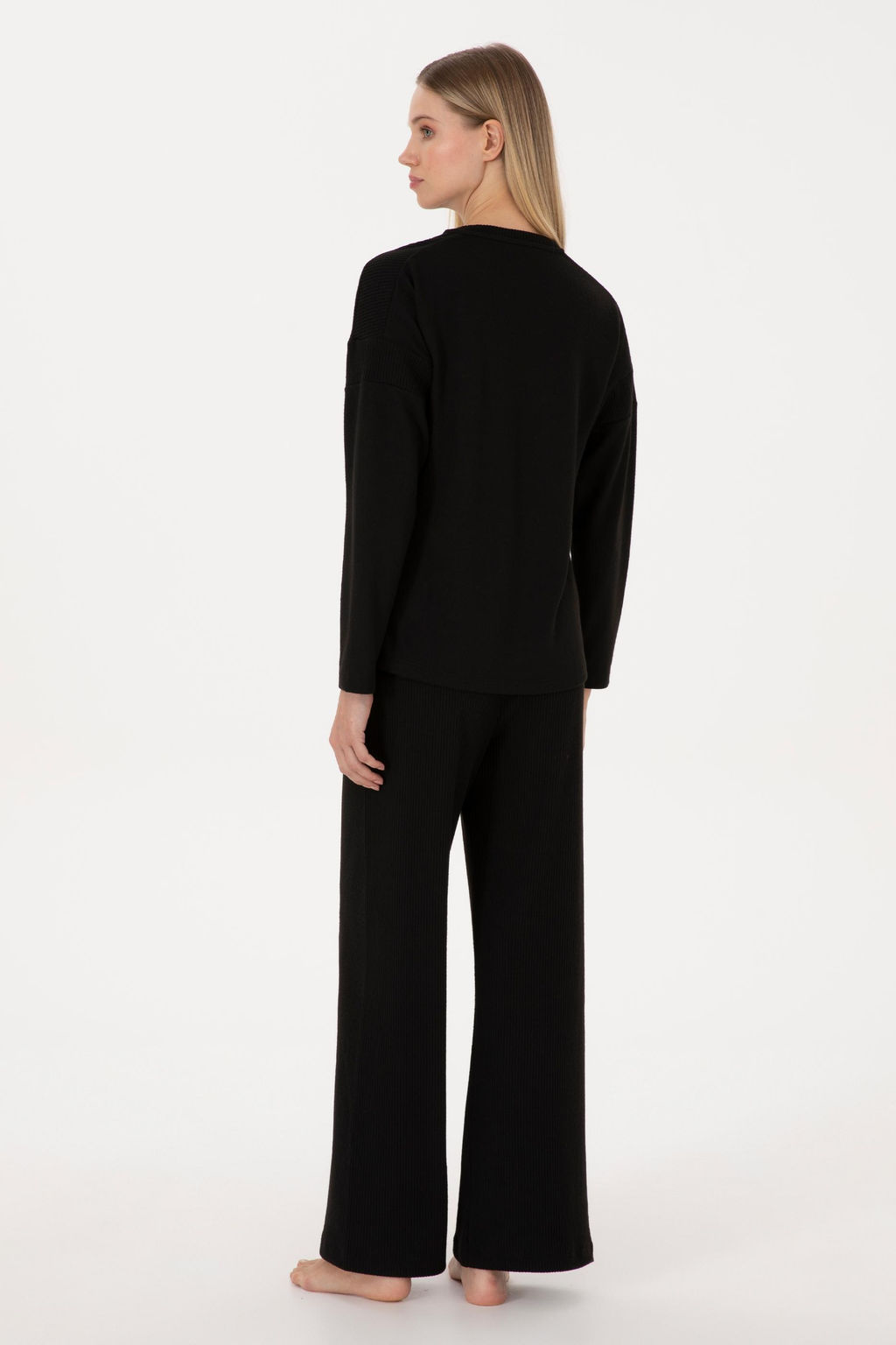 Kad_n Siyah Pijama Tak_m_ - U.s. polo assn фото 5