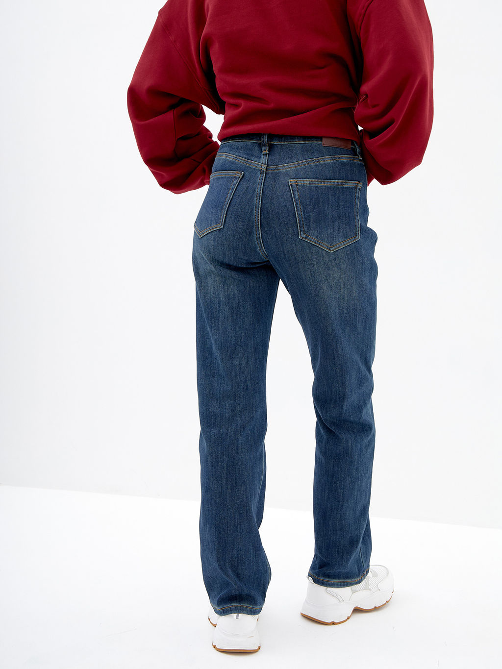 Утепленные Женские Джинсы Прямые - Mossmore фото 27