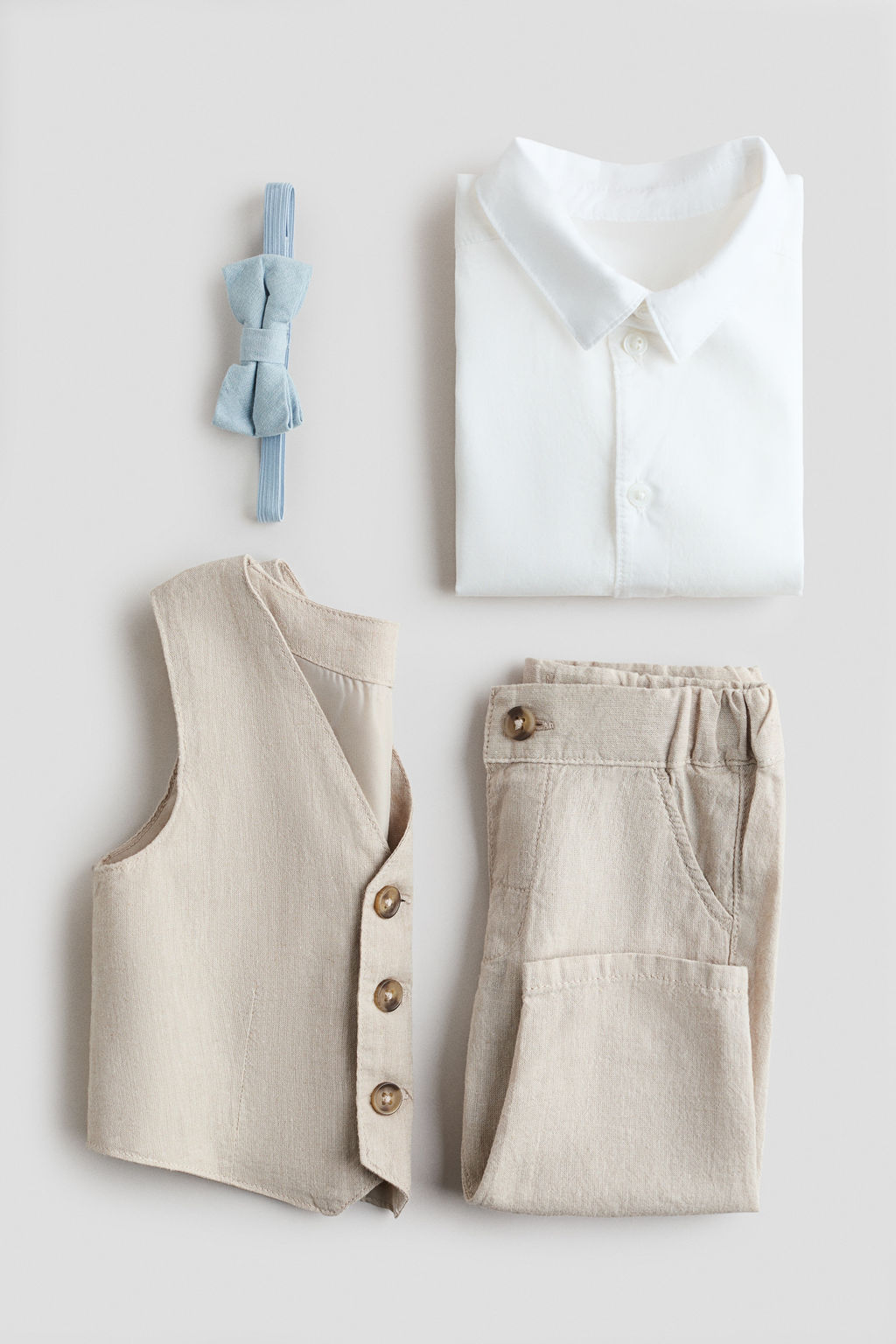 Conjunto de vestir de 4 piezas en mezcla de lino - H&m фото 6