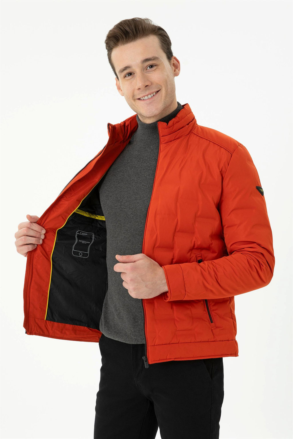 Мужское плиточное пальто Неожиданная скидка в корзине - U.s. polo assn фото 2