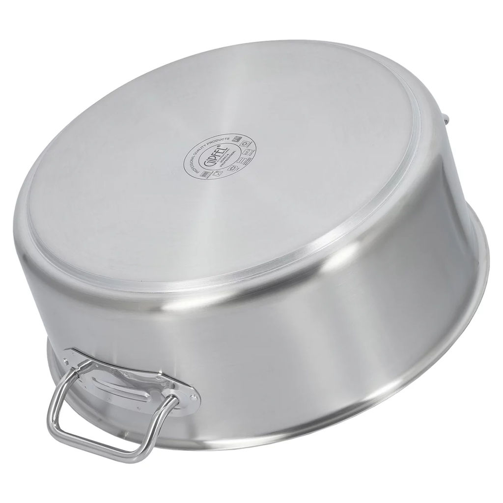 50721 GIPFEL Кастрюля HORECA PRO 18 л, 40х15,9см с индукционным дном. Материал: нерж.сталь 18/10.  фото 4