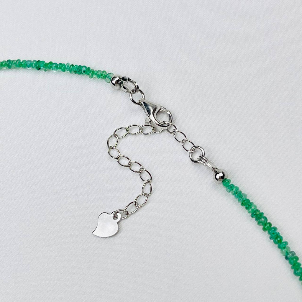 Чокер из Изумруда 39 см +