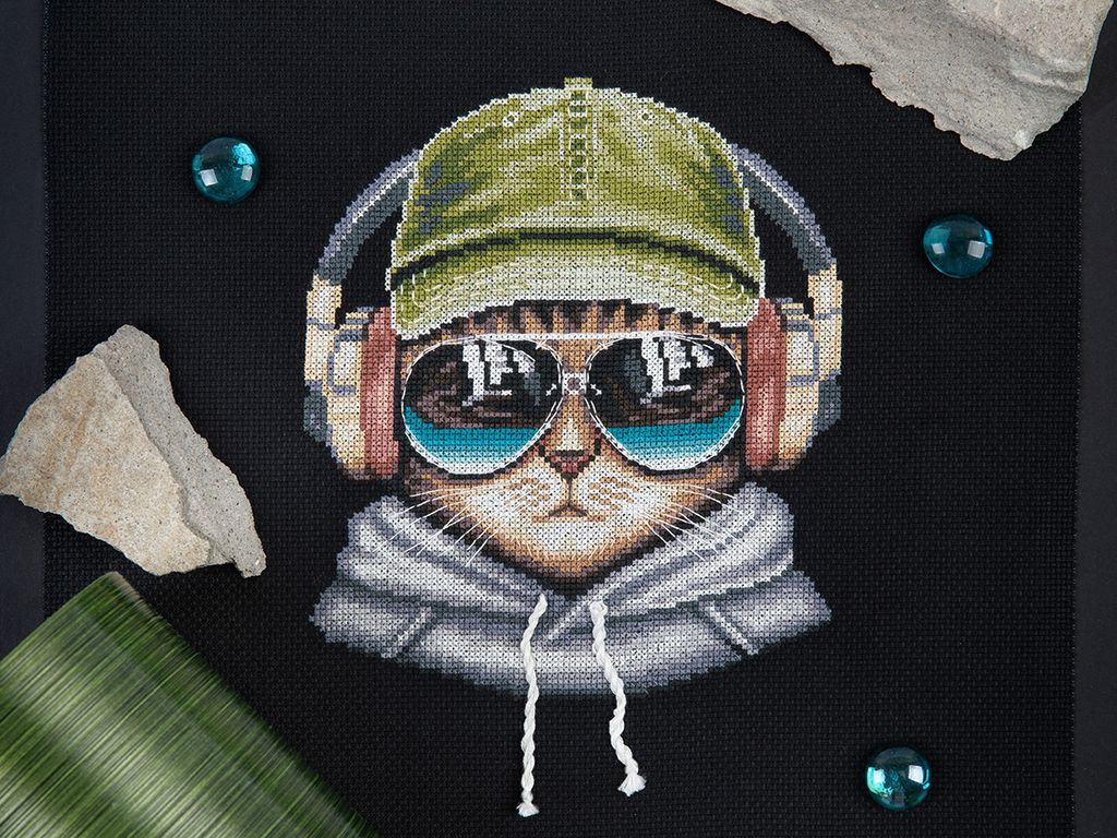 Набор для вышивания PANNA J-7360 Меломан Стенли 18 х 22.5 см