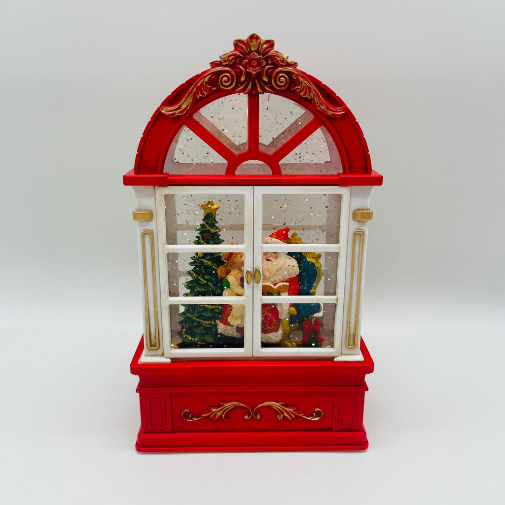 Новогодний декор стекло - Окно со створками 22 см (арт. 23027A/23027B) в ассортименте - Ип лебедев о.ю фото 7