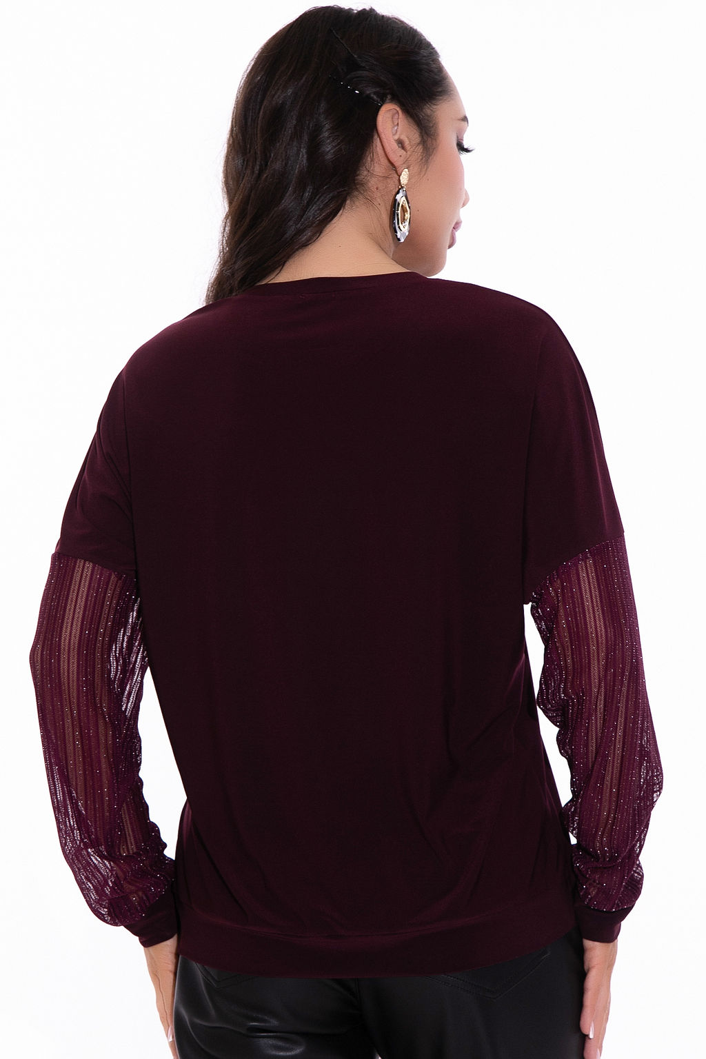 Свитшот (бордо) - Эльза фото 4