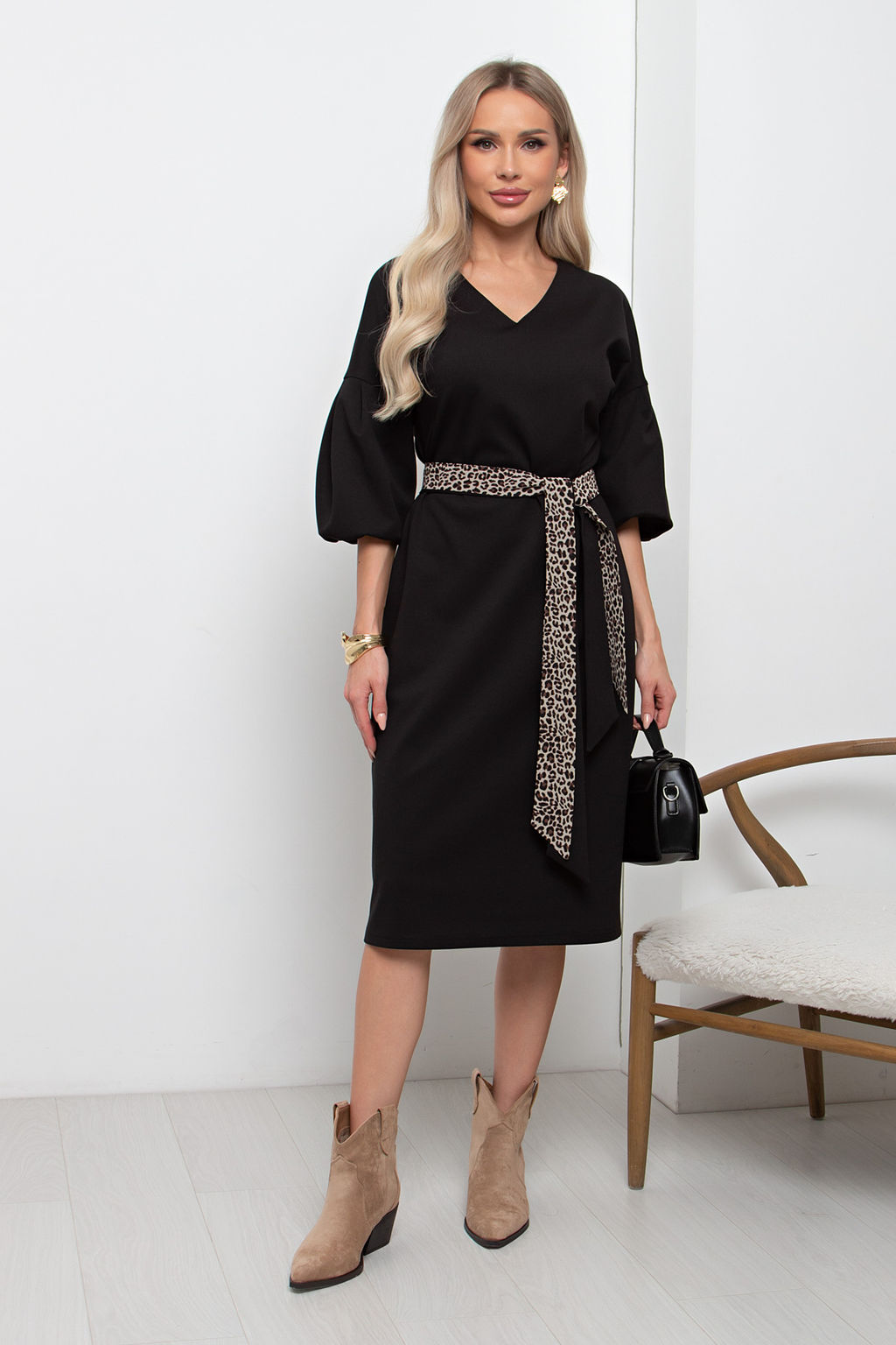 VALENTINA Платье Роберта №5 леопард  фото 2