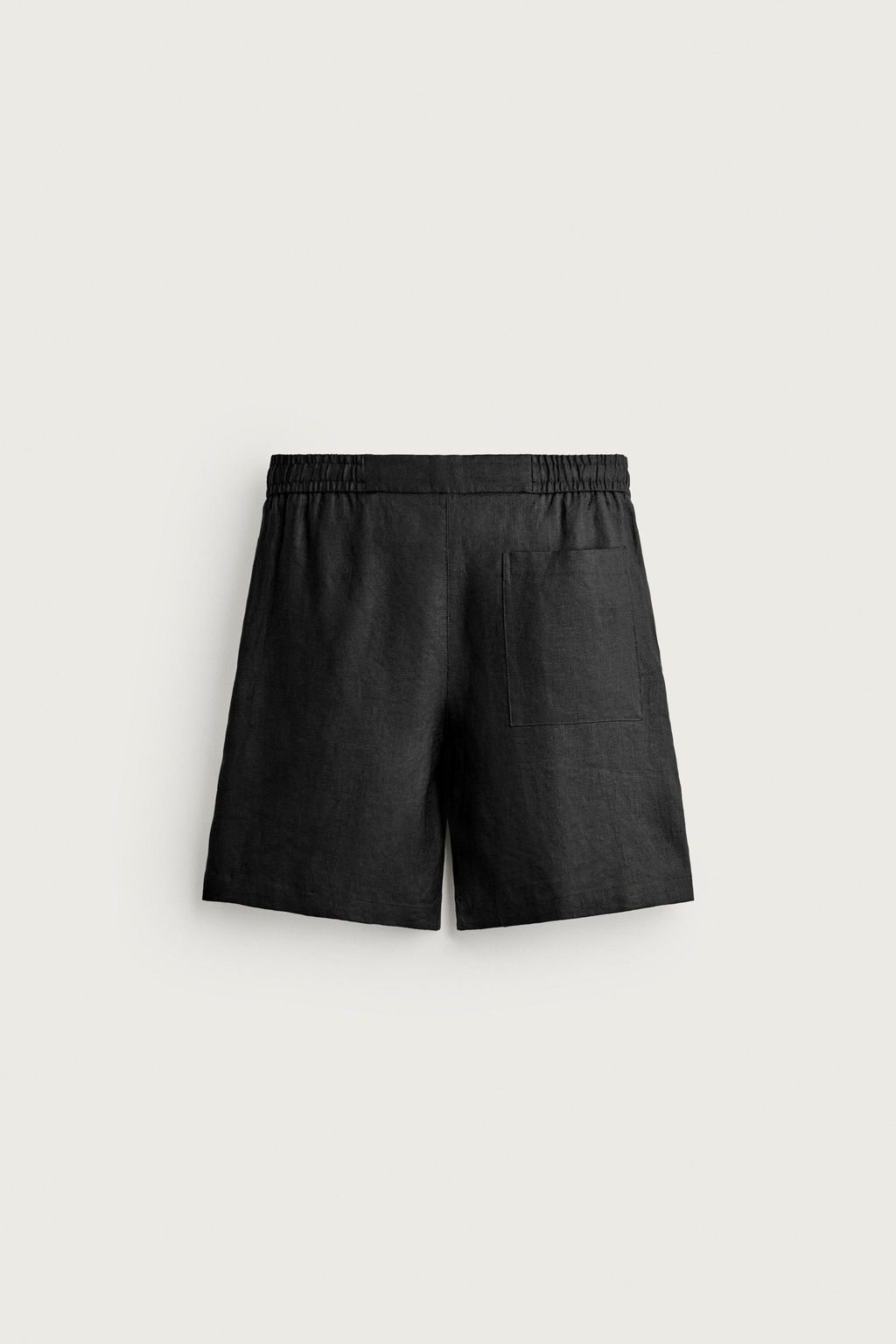 BERMUDA RELAXED FIT 100% LINO / Negro - Zara фото 12
