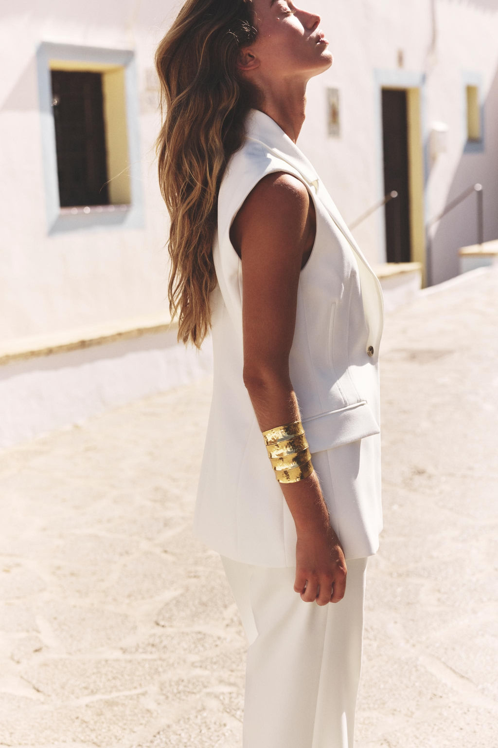 LONG WAISTCOAT WITH ONE BUTTON - Zara фото 2