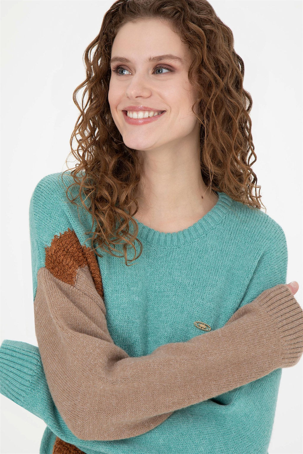 Женский мятный свитер - U.s. polo assn фото 2