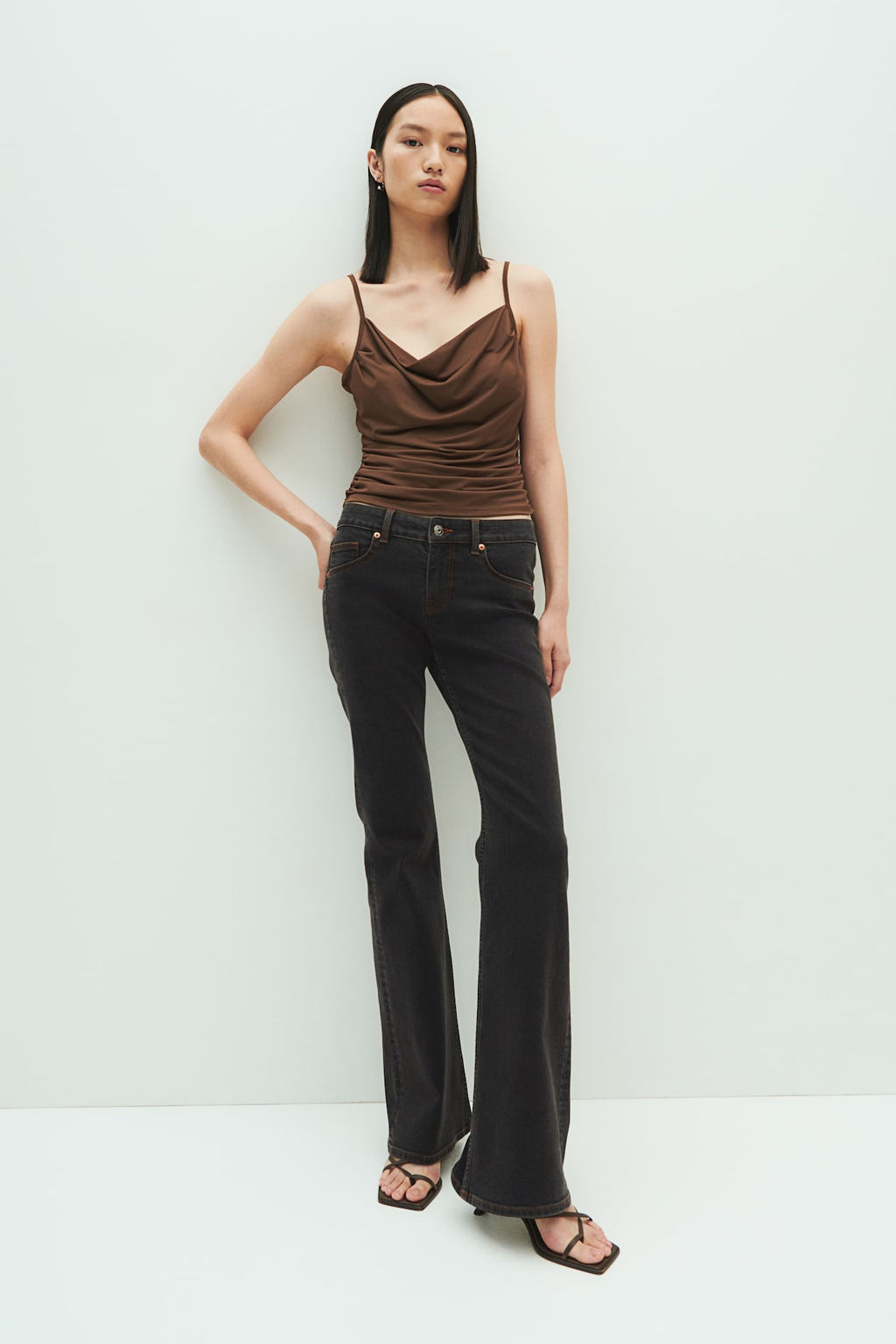 Flared Low Jeans - H&m фото 2